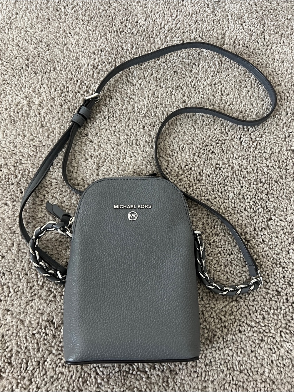 MICHAEL Michael Kors Jet Set Charm North South Chain Phone Crossbody